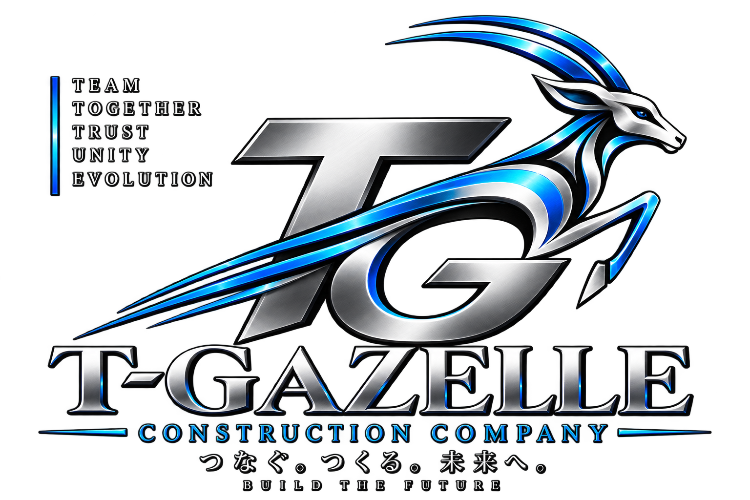 T-Gazelle シルバーロゴ